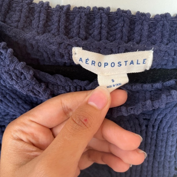 Aeropostale Navy Blue Sweater - Picture 2 of 5
